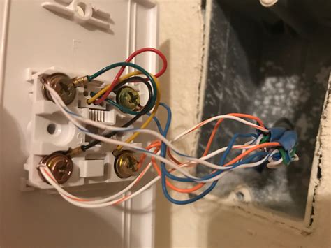 telephone wall jack wiring 